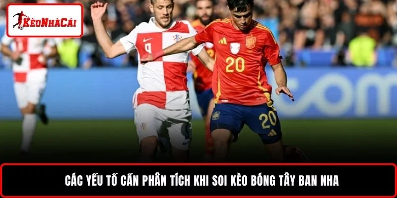 Các yếu tố cần phân tích khi soi kèo bóng Tây Ban Nha